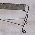 iron bench