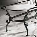 ladys oval coffee table