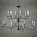 metal chandelier