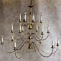 iron chandelier