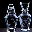 artel etched glassware